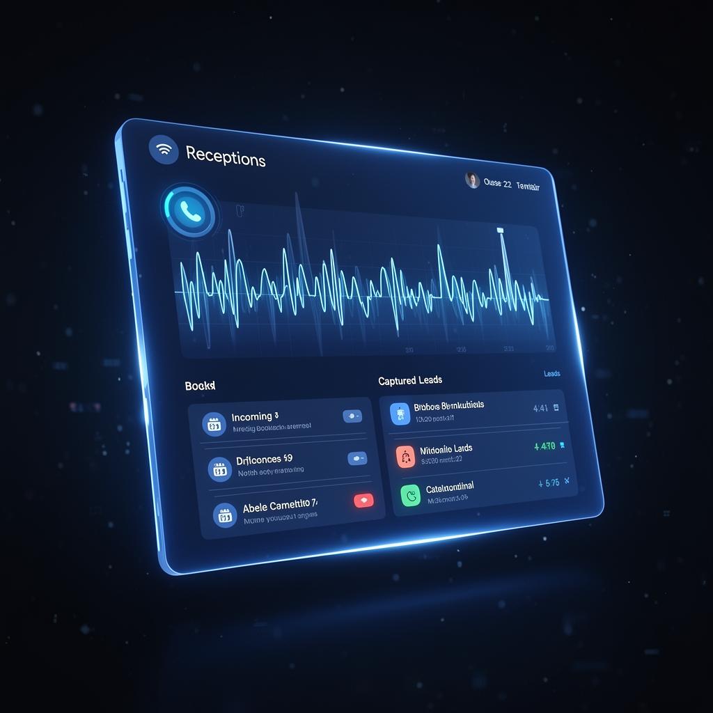 Voice receptionist dashboard